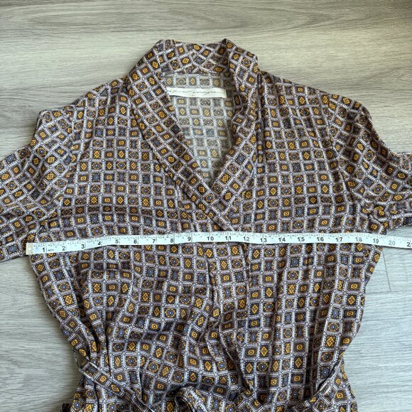 Raquel Allegra Tamara Robe in Gold Finch Size 2 - Picture 8 of 13